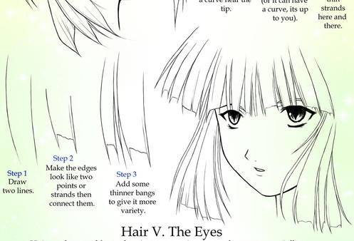 anime hairstyles drawing. Drawing Anime Hair: Bangs by