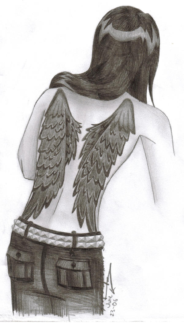 Tattoo Wings Design by