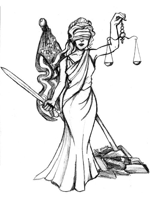 lady justice coloring pages - photo #3