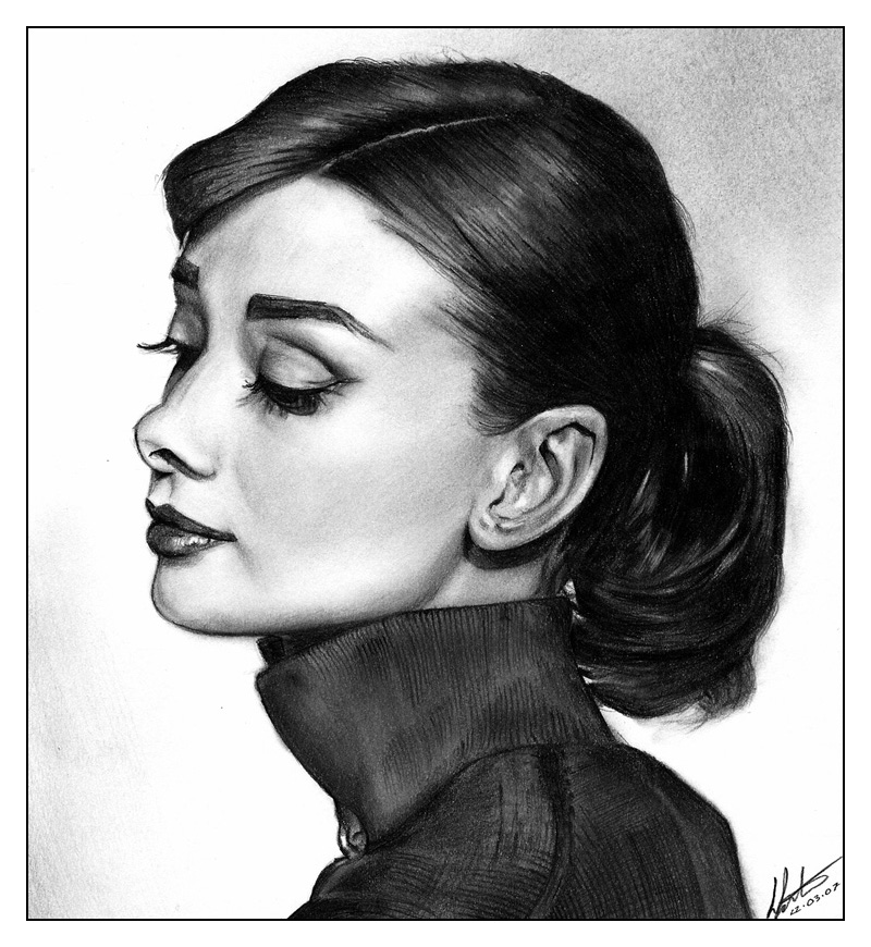 Audrey Hepburn 2 by bulletinthegun on deviantART