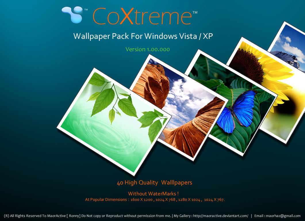 CoXtreme Wallpaper Pack 1 by ~maoractive on deviantART