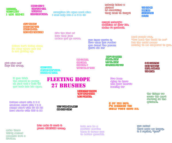 quotes about hope. Tiny Quotes by ~Fleeting-Hope