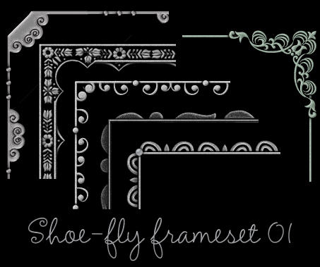 Paint Shop Pro frame set 01 by shoefly on deviantART