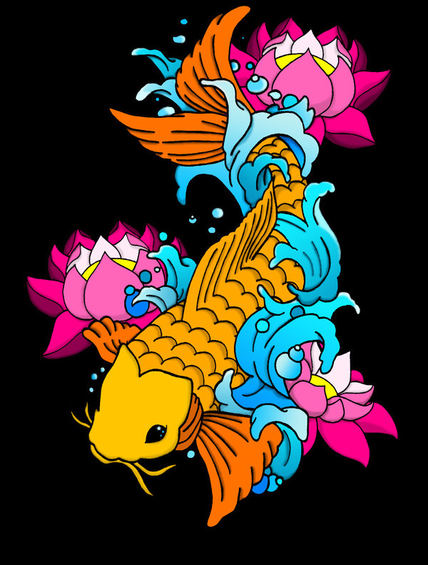 Koi fish tattoo by Nariko85 by LeBunker on deviantART