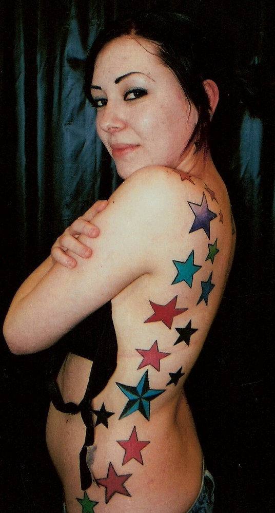 skinheads tattoo. Best woman with tattoo by Jan