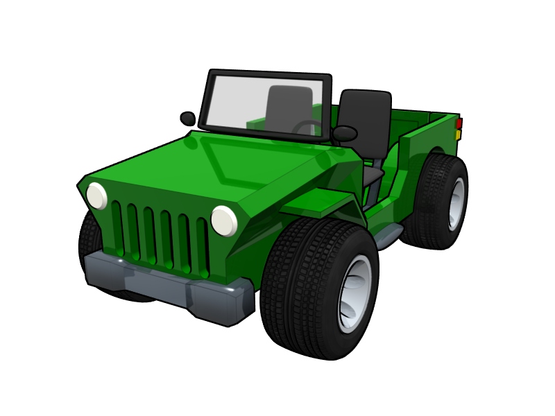 Cartoon jeep pictures