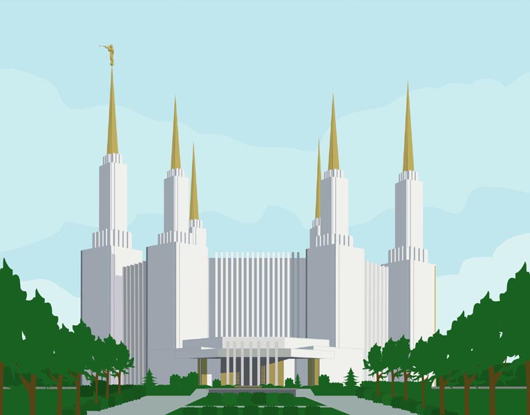 Washington DC LDS Temple by tadamson on deviantART