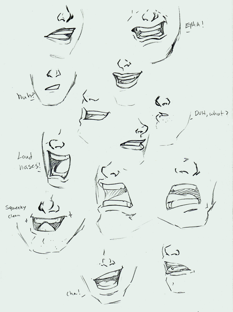 Drawing Mouth Expressions 116