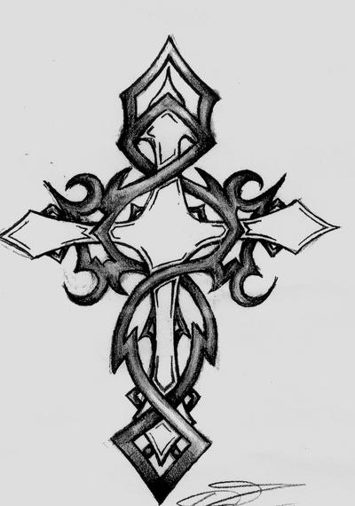 Celtic Tribal Cross Tattoo on Tribal Cross By  Edwards08 On Deviantart