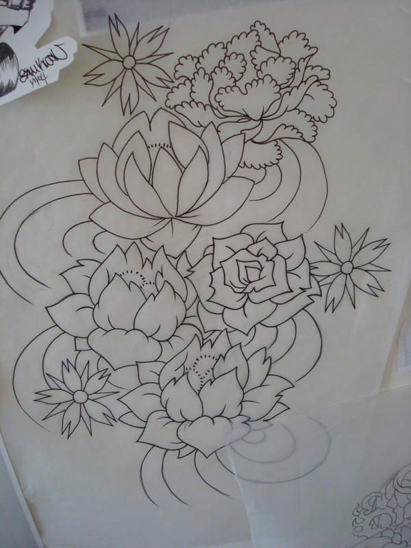 flower flow | Flower Tattoo