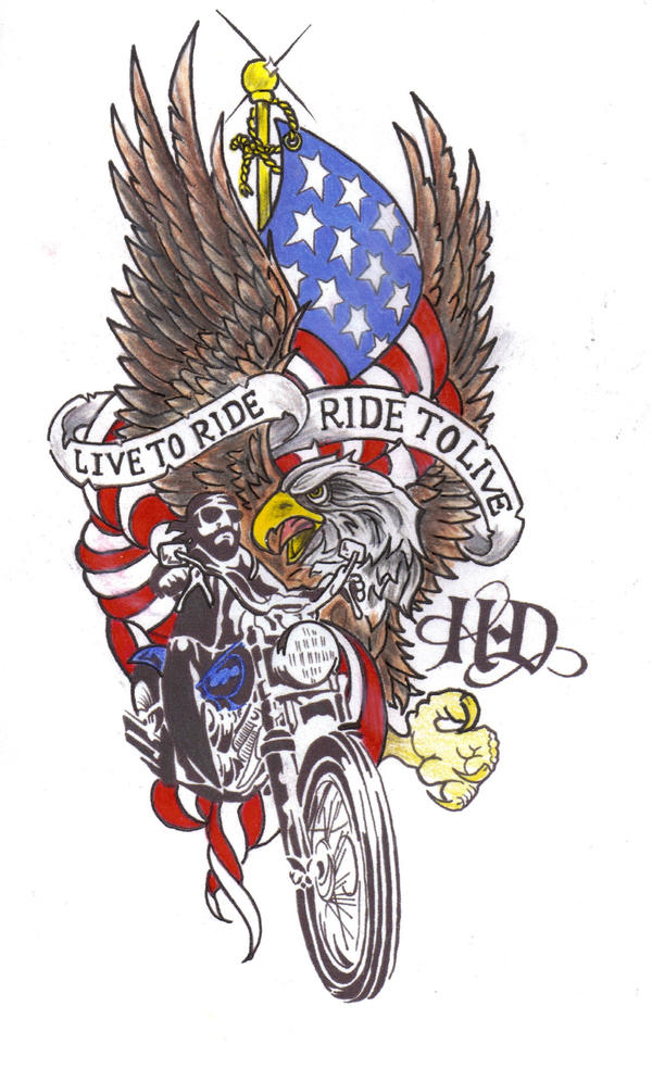 Ride To Live... First Half.. - shoulder tattoo