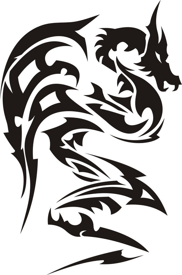 Tribal Dragon Tattoo Designs Gallery | zentrader