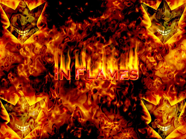 In Flames wallpaper by XPuritaniaX on deviantART