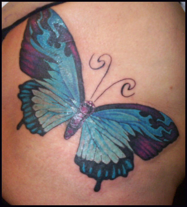 Butterfly tattoos by hellcatmolly on deviantART