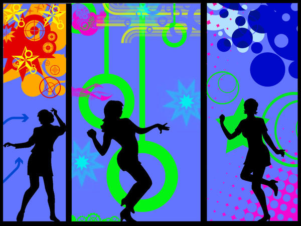 dance wallpaper. Vector Dance Wallpaper by