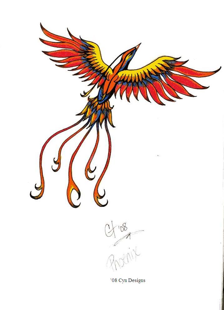 Phoenix Tattoo Design by CynthT on deviantART