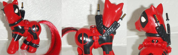 Deadpool X-Men Custom My Little Pony