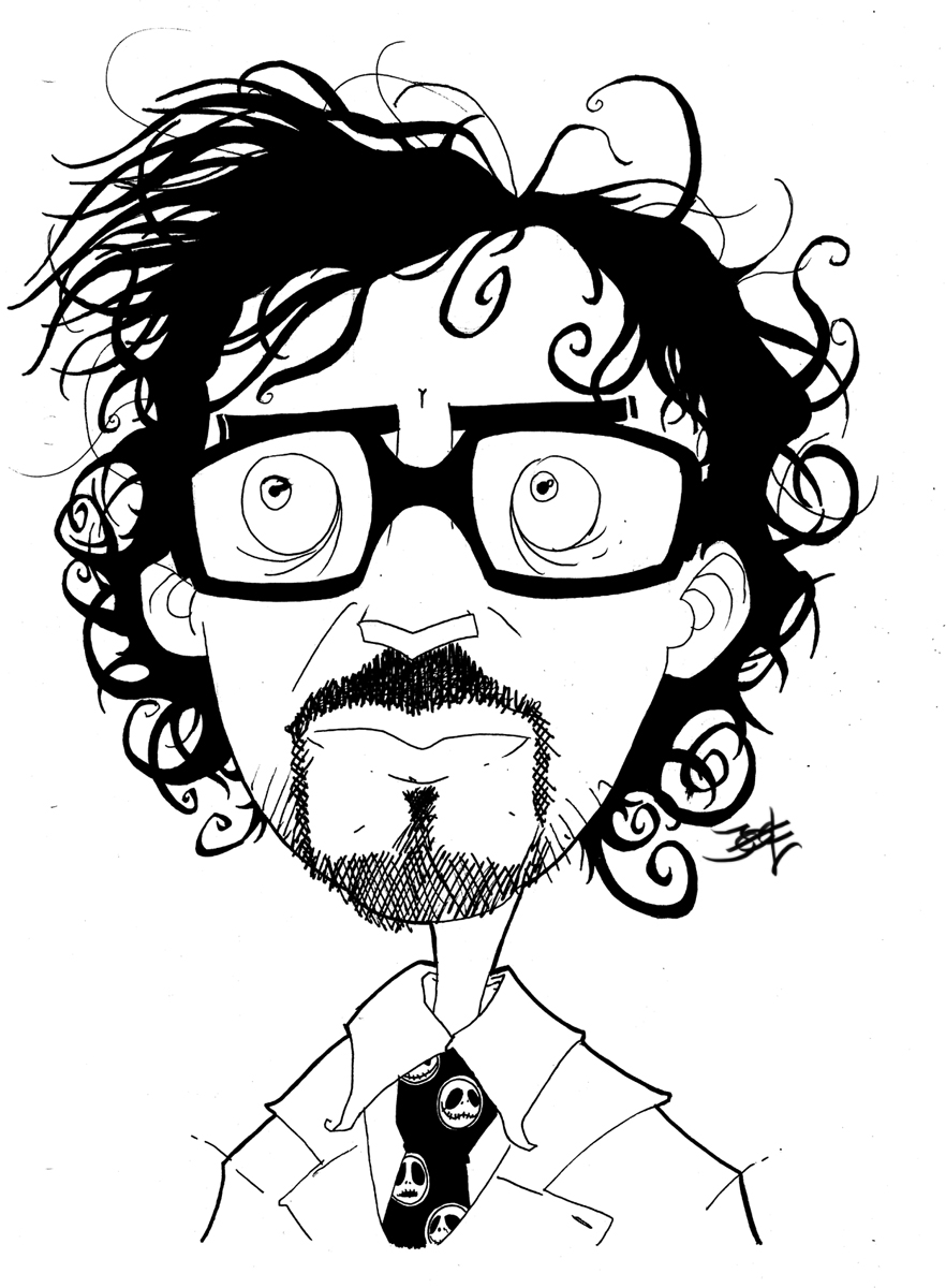 Tim Burton Nightmare Coloring Pages Coloring Pages