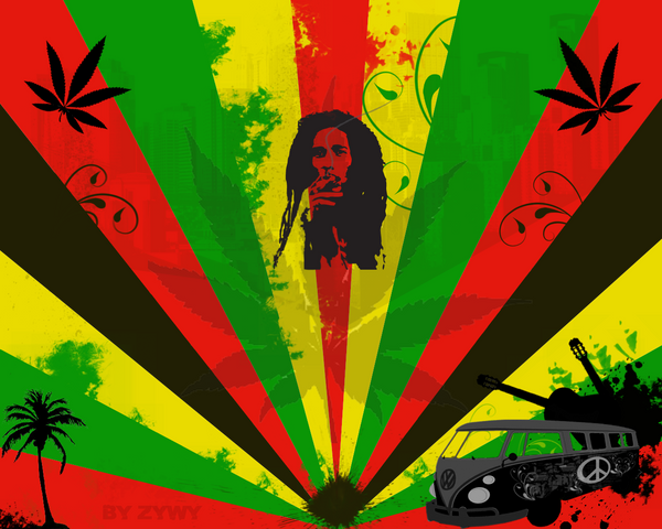 Bob Marley wallpaper by ~zywy on deviantART
