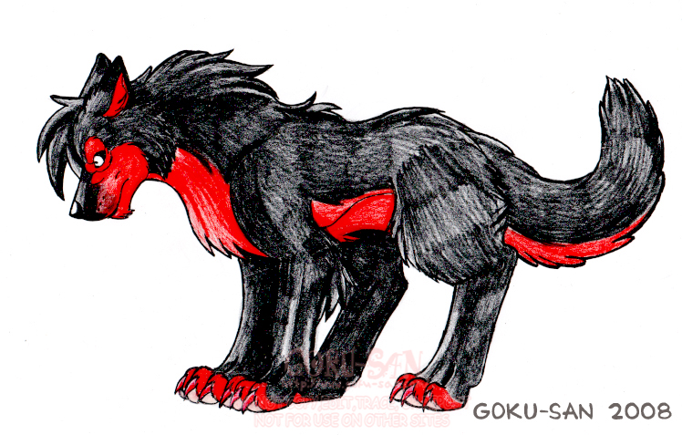 black anime wolf with wings. Anime Wolf Pics. Black Anime