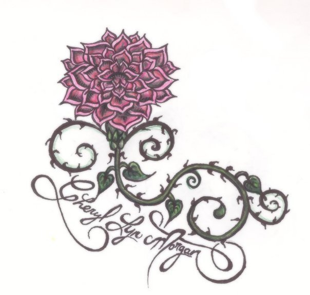 Tattoo Design - flower tattoo