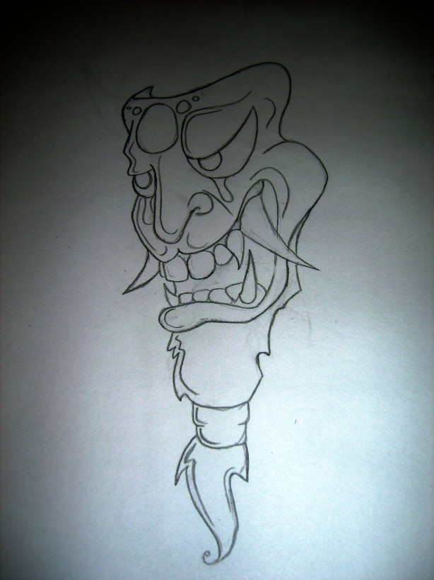 Oni Mask By Venom138 On Deviantart