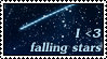 I Love Falling Stars Stamp by HeruNoTenchi