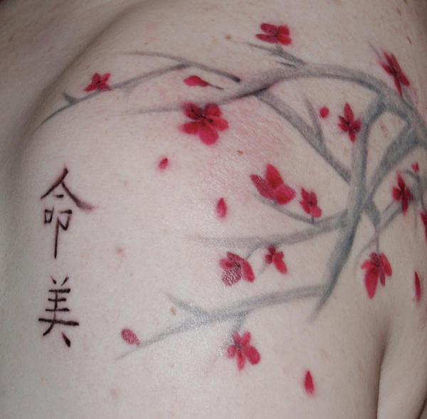 tattoo cherry blossom. Cherry Blossom Tattoo