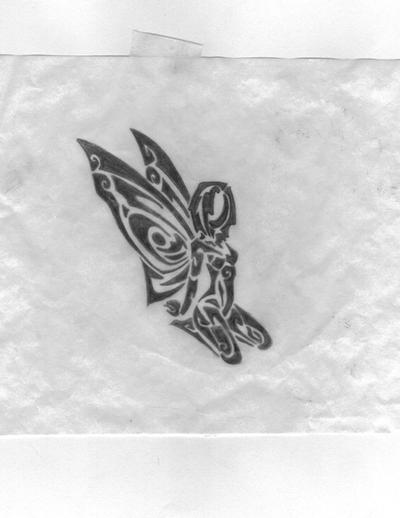 tattoo ideas for girl tattoo ideas for girl Fairy Stencil