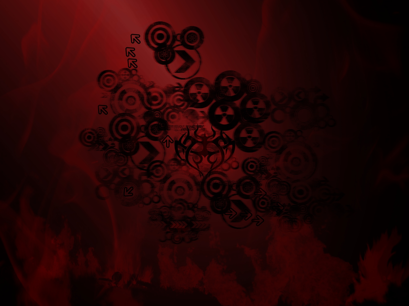 Wallpaper Black And Red