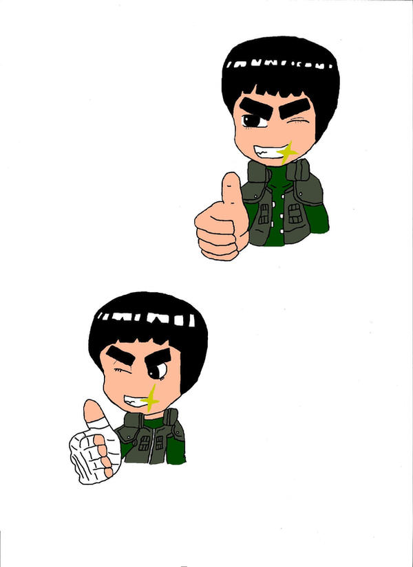 Rock Lee and Maito Gai by