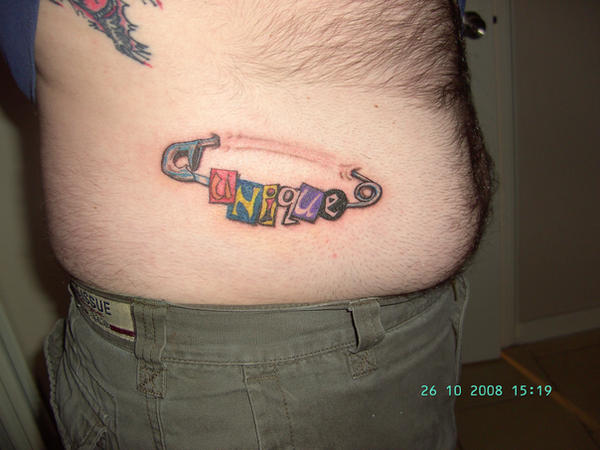 unique safety pin tattoo by ~Danc72 on deviantART