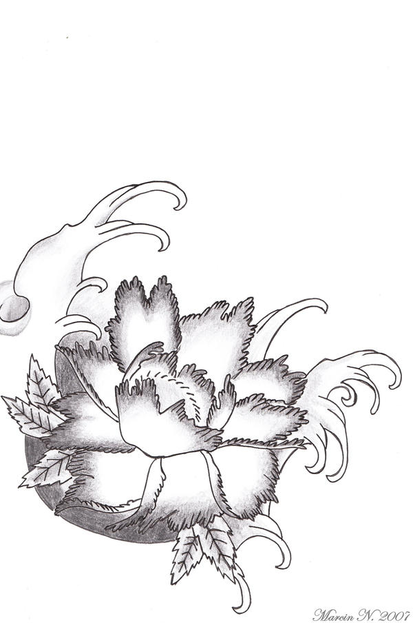 flower tattoo japanese flower