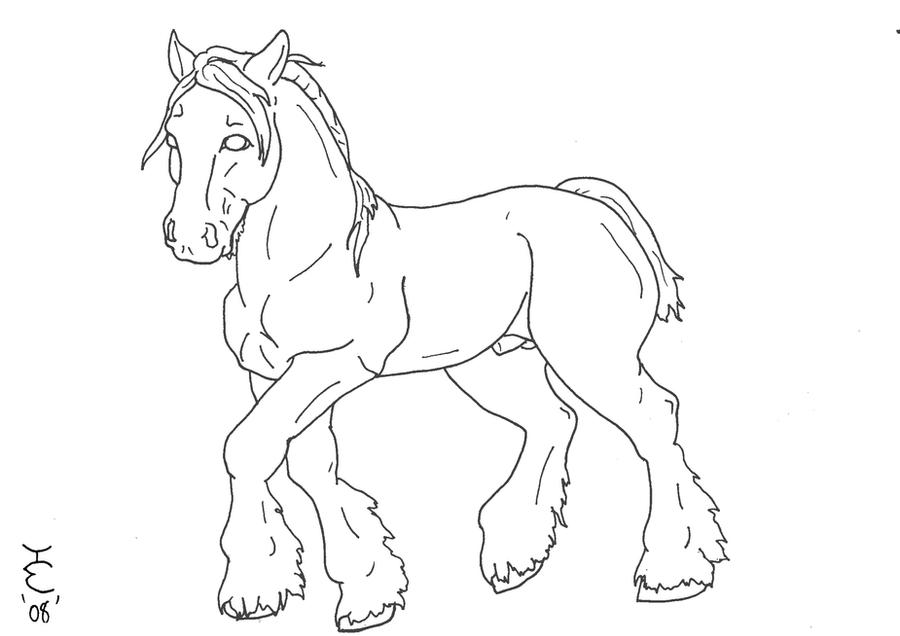 Clydesdale Pages Coloring Pages