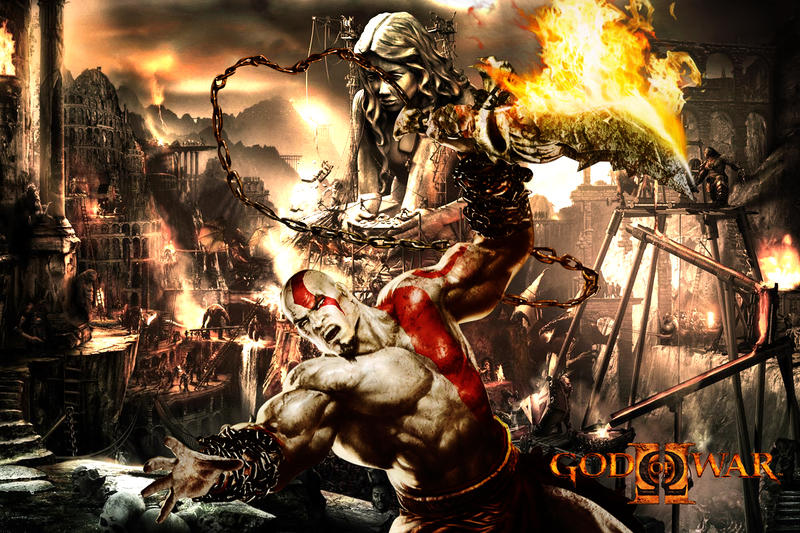 wallpaper god of war. God of War wallpaper by