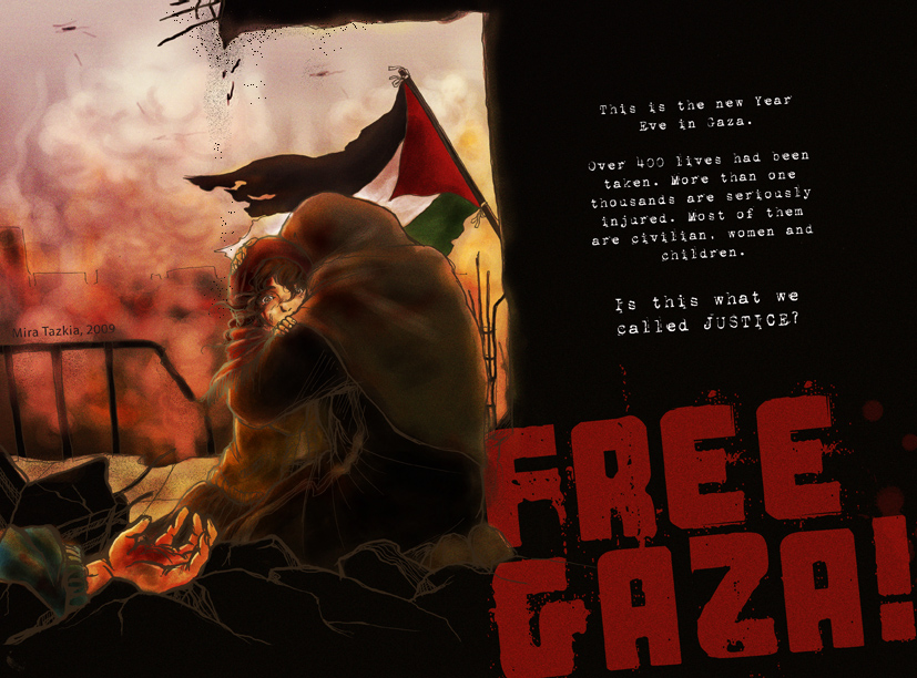 Membiarkan Gaza, apakah itu satu kebenaran? ~ Picture by sorcererssmyr of Deviant Art