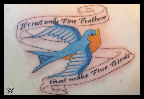 swallows tattoo. Swallow Tattoo by