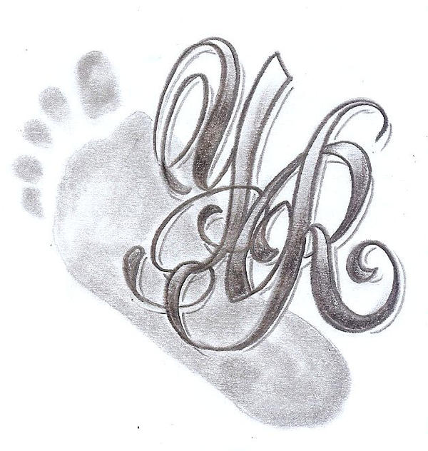 Chicano Letter Baby Foot by 2FaceTattoo on deviantART chicano letters
