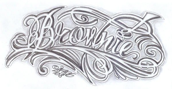 Chicano Letter Nickname by 2FaceTattoo on deviantART