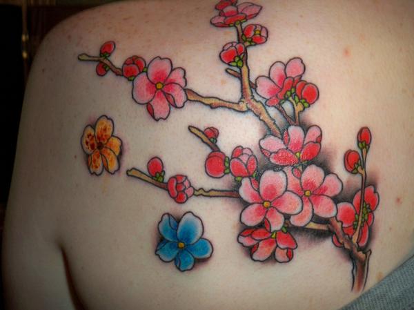 Sakura Tattoo in Color