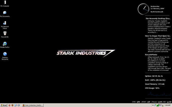 Stark Industries Desktop by cranstonide on deviantART