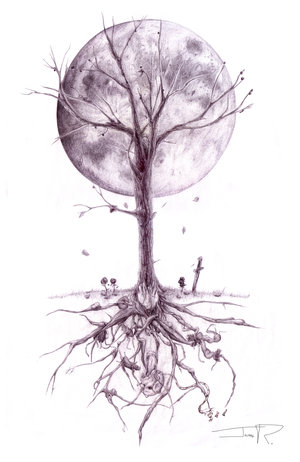 Dead Tree Tattoo by #MindOfLead on deviantART