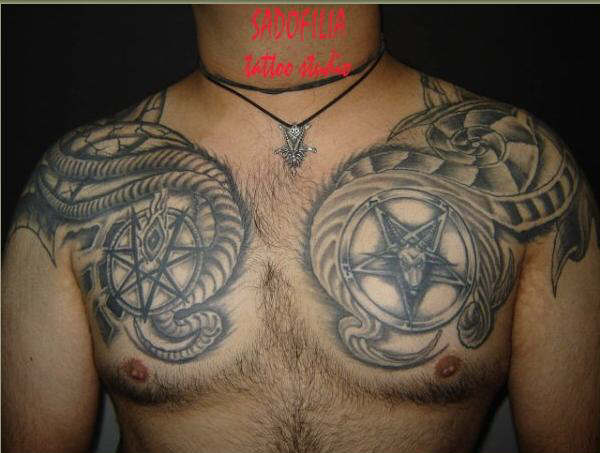 my chest tattoo - chest tattoo