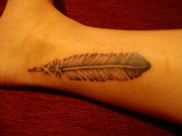 feather tattoo. Feather Tattoo by *alisette on
