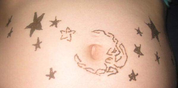 Belly Button Tattoo Design