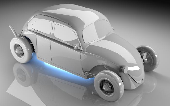 VW Beetle Hot Rod style by KaputtChino on deviantART