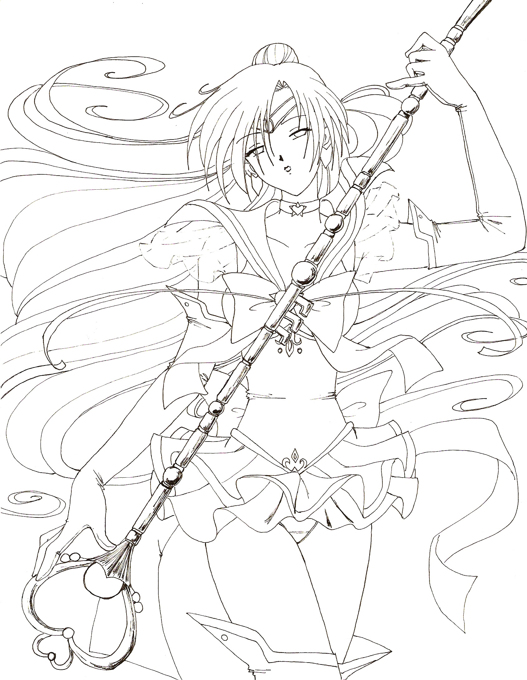 sailor pluto coloring pages - photo #9