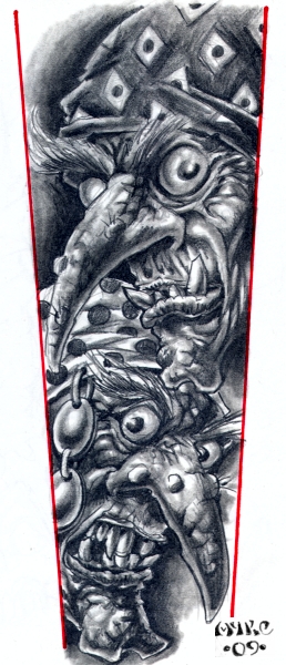 Witch Sleeve - sleeve tattoo