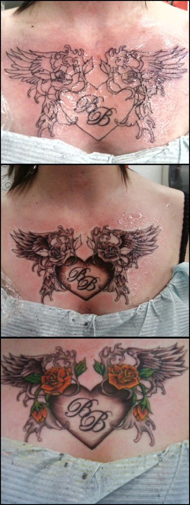 First Tattoo. - chest tattoo