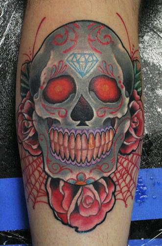 Skull Tattoo Designs Especially Sugar Skull Tattoo Gallery Picture 5